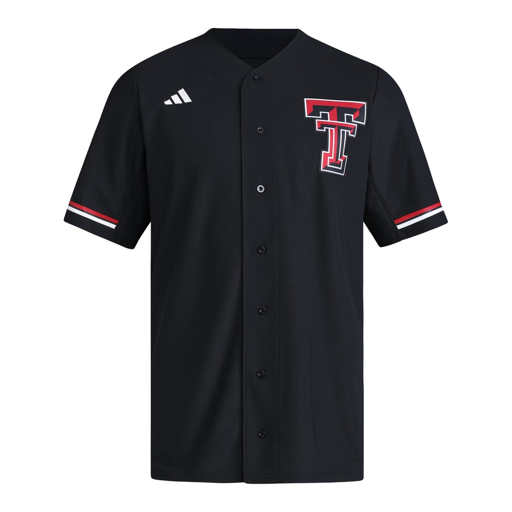  Texas Tech Red Raiders adidas Replica Baseball Jersey - Black
